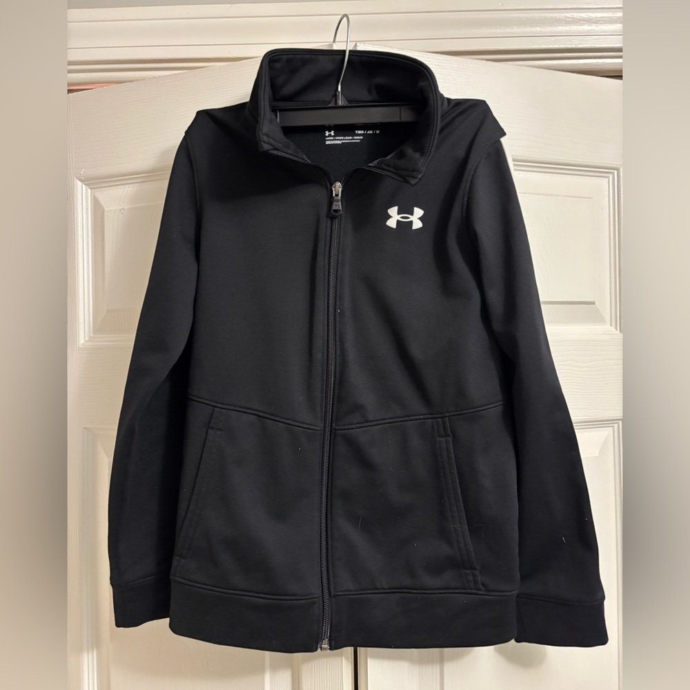 Under Amour zip up lightweight jacket. Youth medium.